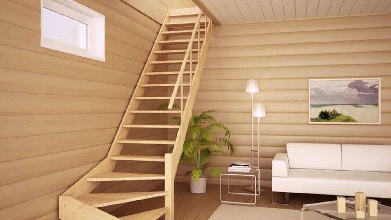 Лестницы из дерева